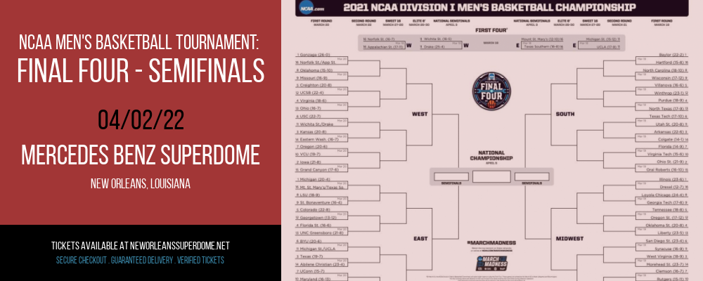 NCAA Men's Basketball Tournament: Final Four - Semifinals at Mercedes Benz Superdome