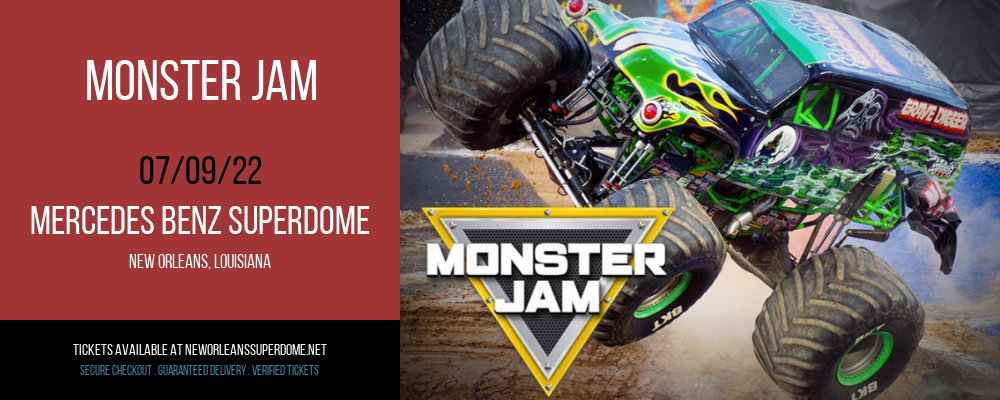 Monster Jam at Mercedes Benz Superdome tickets Monster Jam at Mercedes Benz Superdome