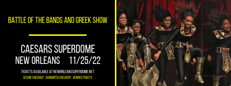 Battle Of The Bands and Greek Show at Caesars Superdome