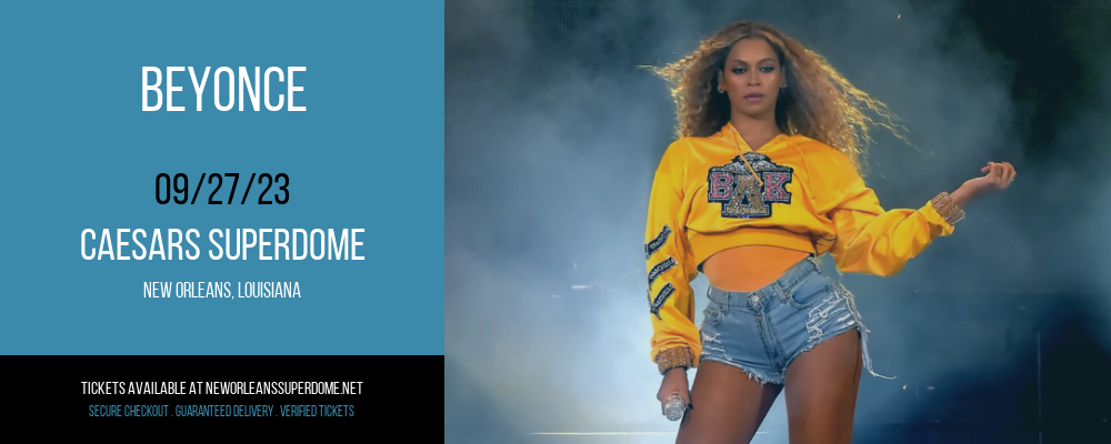 Beyonce at Caesars Superdome