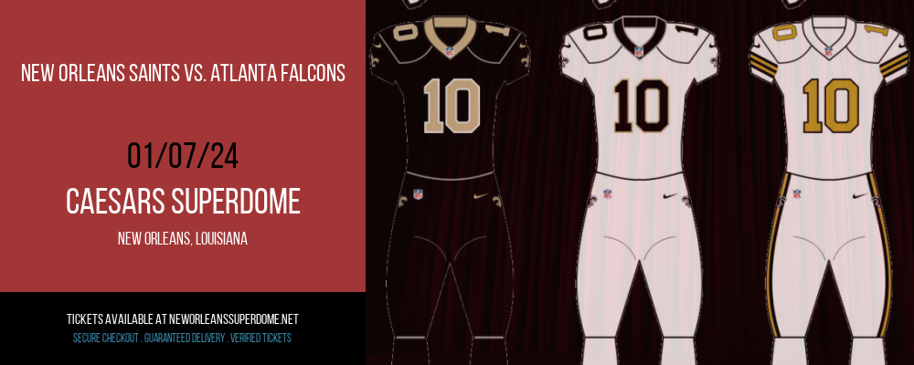 New Orleans Saints vs. Atlanta Falcons at Caesars Superdome