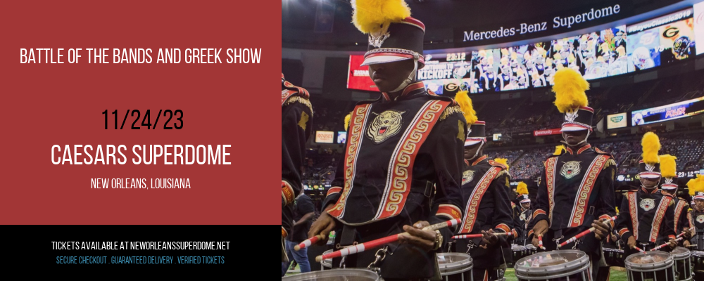 Battle Of The Bands And Greek Show at Caesars Superdome