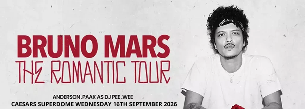 Bruno Mars at Caesars Superdome